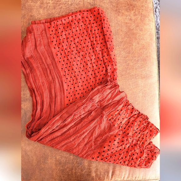 Accessories - Orange and Black Scarf